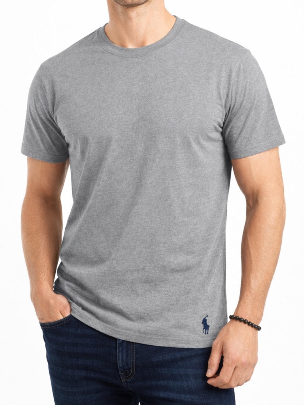 Polo by Ralph Lauren Men's Crew Neck Tee - Light Gray